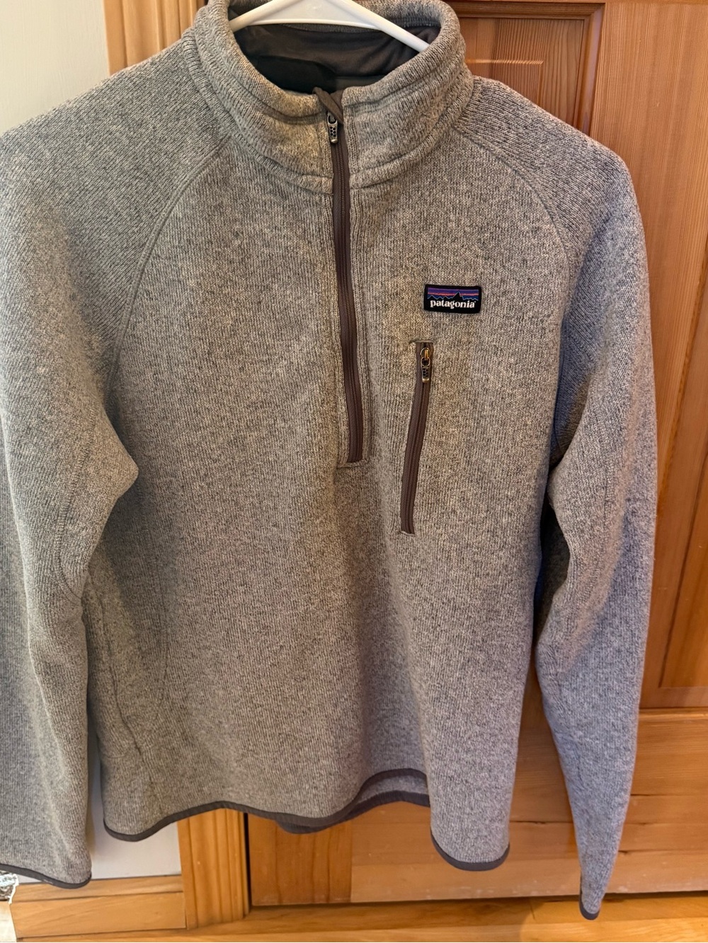 Patagonia Gray Full-Zip Fleece Jacket Used Condition